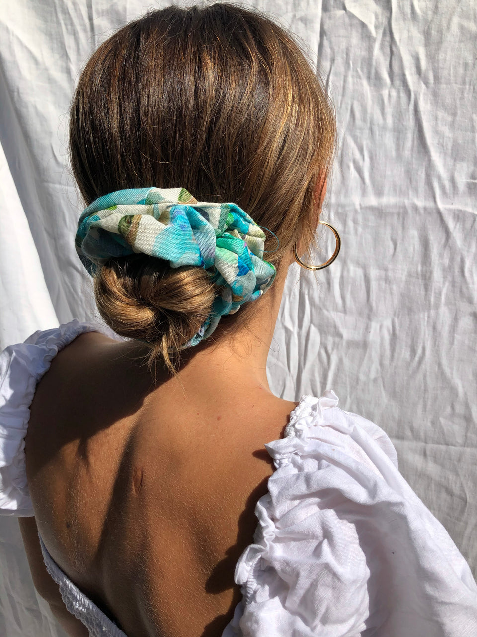 Jean - Oversized Scrunchie