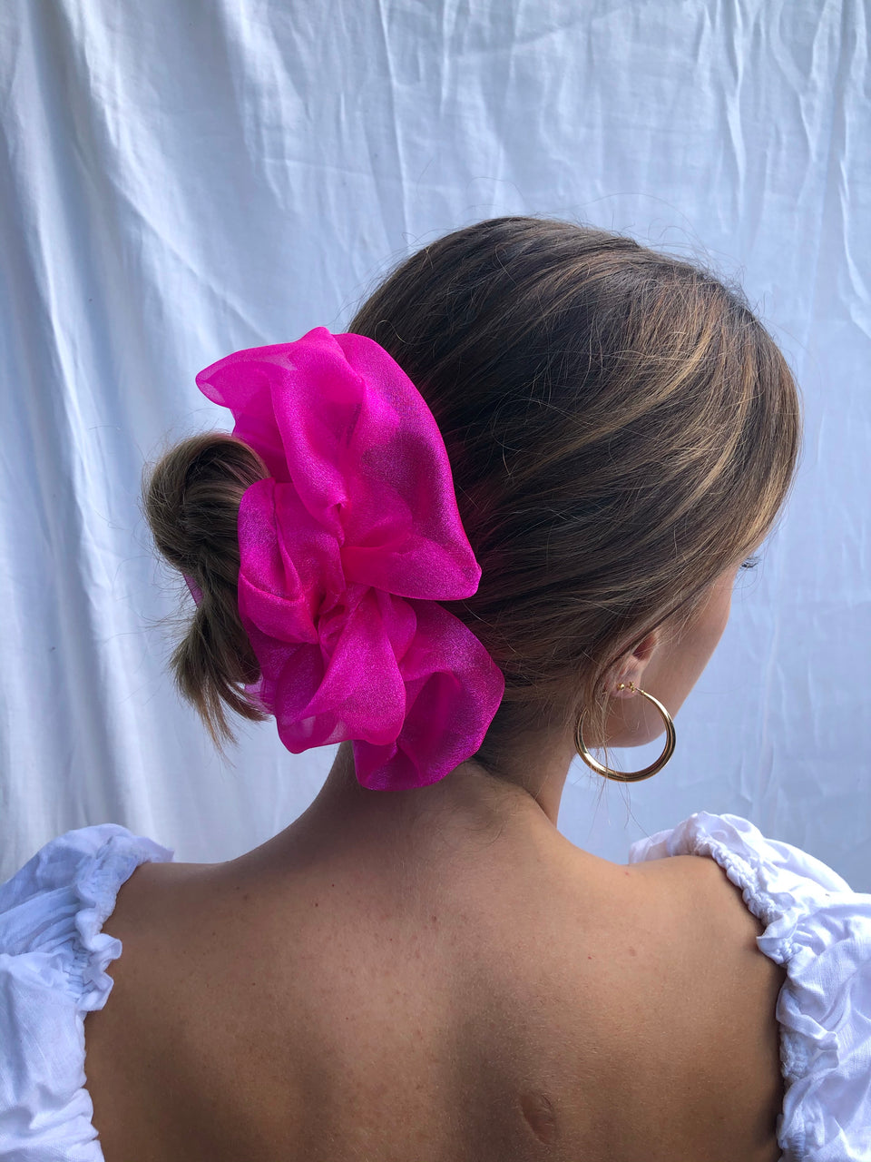 Pink - Extra Oversized Scrunchie